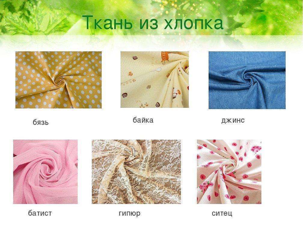 Что означает 100% коттон? Расшифровываем состав тканей